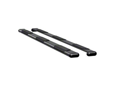 O-Mega II 6-Inch Wheel-to-Wheel Oval Side Step Bars without Mounting Brackets; Textured Black (11-16 F-350 Super Duty SuperCrew w/ 6-3/4-Foot Bed; 11-24 F-350 Super Duty SuperCab 8-Foot Bed)