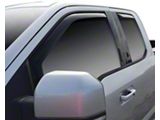 In-Channel Window Deflectors; Front and Rear; Smoke (17-24 F-350 Super Duty SuperCab)