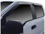 Tape-On Window Deflectors; Front and Rear; Smoke (17-24 F-350 Super Duty SuperCrew)