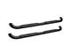 Platinum 4-Inch Oval Side Step Bars; Black (11-16 F-350 Super Duty SuperCab)