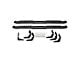 Pro Traxx 4-Inch Oval Side Step Bars; Black (11-16 F-350 Super Duty SuperCab)