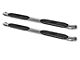 Pro Traxx 4-Inch Oval Side Step Bars; Stainless Steel (11-16 F-350 Super Duty SuperCrew)