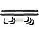 Pro Traxx 4-Inch Oval Side Step Bars; Black (11-16 F-350 Super Duty SuperCrew)