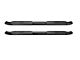 Pro Traxx 4-Inch Oval Side Step Bars; Black (17-24 F-350 Super Duty SuperCab)