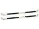 Platinum 4-Inch Oval Side Step Bars; Stainless Steel (17-24 F-350 Super Duty SuperCrew)