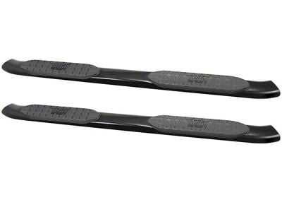 Westin Pro Traxx 5-Inch Oval Side Step Bars; Black (17-24 F-350 Super Duty SuperCrew)