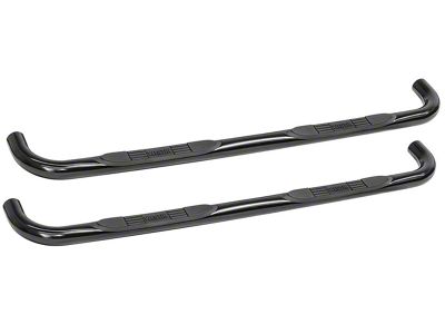 E-Series 3-Inch Nerf Side Step Bars; Black (17-24 F-350 Super Duty SuperCab)