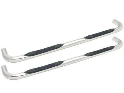 E-Series 3-Inch Nerf Side Step Bars; Stainless Steel (17-24 F-350 Super Duty SuperCrew)