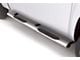 4-Inch Oval Straight Nerf Side Step Bars; Polished Stainless (11-16 F-350 Super Duty SuperCrew)