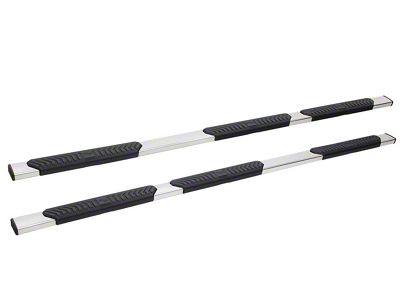 Westin R5 M-Series Wheel-to-Wheel Nerf Side Step Bars; Polished Stainless (11-16 F-350 Super Duty SuperCrew w/ 6-3/4-Foot Bed)