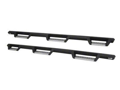 Westin HDX Stainless Wheel-to-Wheel Drop Nerf Side Step Bars; Textured Black (11-16 F-350 Super Duty SuperCrew w/ 6-3/4-Foot Bed)