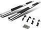 Step Nerf Bar; 5-Inch Oval; Straight; Silver (11-16 F-350 Super Duty SuperCab)