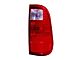 CAPA Replacement Tail Light; Chrome Housing; Red/Clear Lens; Passenger Side (11-16 F-350 Super Duty)