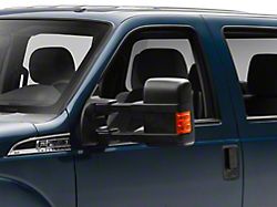 Powered Heated Towing Mirror with Amber LED Turn Signal; Driver Side (11-16 F-350 Super Duty)