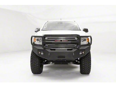 Fab Fours Premium Winch Front Bumper with Full Guard; Matte Black (15-20 Canyon)