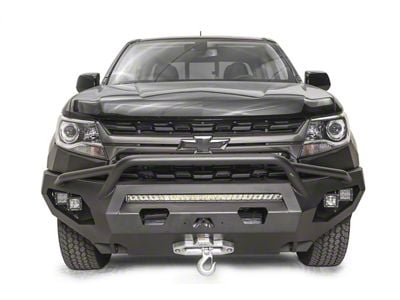 Fab Fours Matrix Front Bumper with Pre-Runner Guard; Bare Steel (21-22 Colorado, Excluding ZR2)