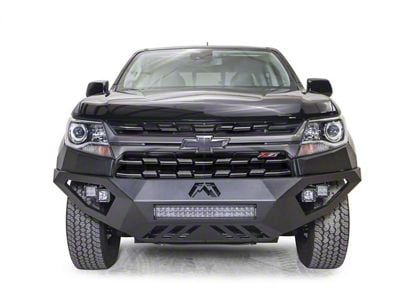 Fab Fours Vengeance Front Bumper with No Guard; Matte Black (21-22 Colorado, Excluding ZR2)