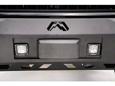 Fab Fours Vengeance Front Bumper Adaptive Cruise Control Relocation Bracket; Matte Black (18-20 F-150)