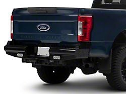 Fab Fours Black Steel Rear Bumper; Matte Black (17-22 F-250 Super Duty)