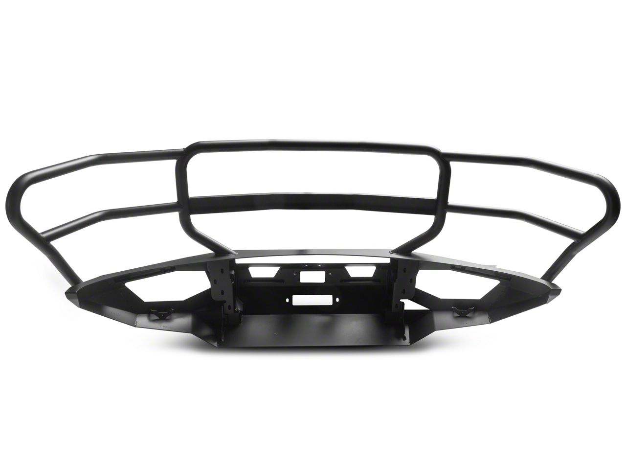 Fab Fours F Super Duty Matrix Front Bumper With Full Guard And D Ring Mounts Matte Black