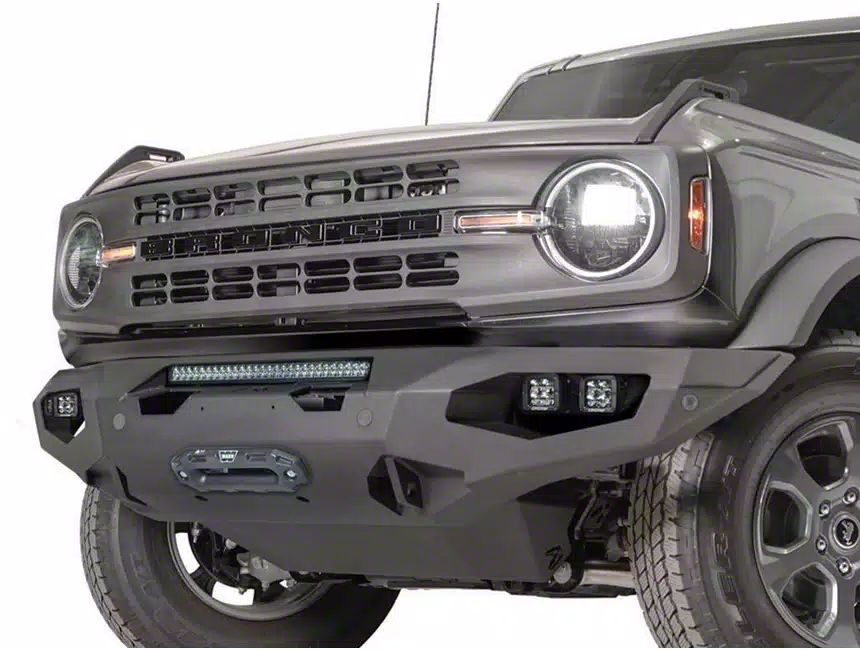 Fab Fours F Super Duty Matrix Front Bumper With No Guard Matte