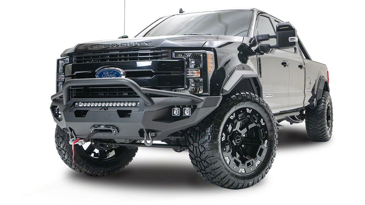 Fab Fours F-250 Super Duty Matrix Front Bumper With Pre-Runner Guard ...