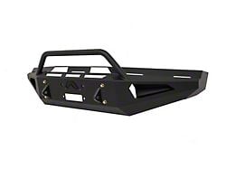 Fab Fours Red Steel Front Bumper with Pre-Runner Guard; Matte Black (08-10 F-250 Super Duty)