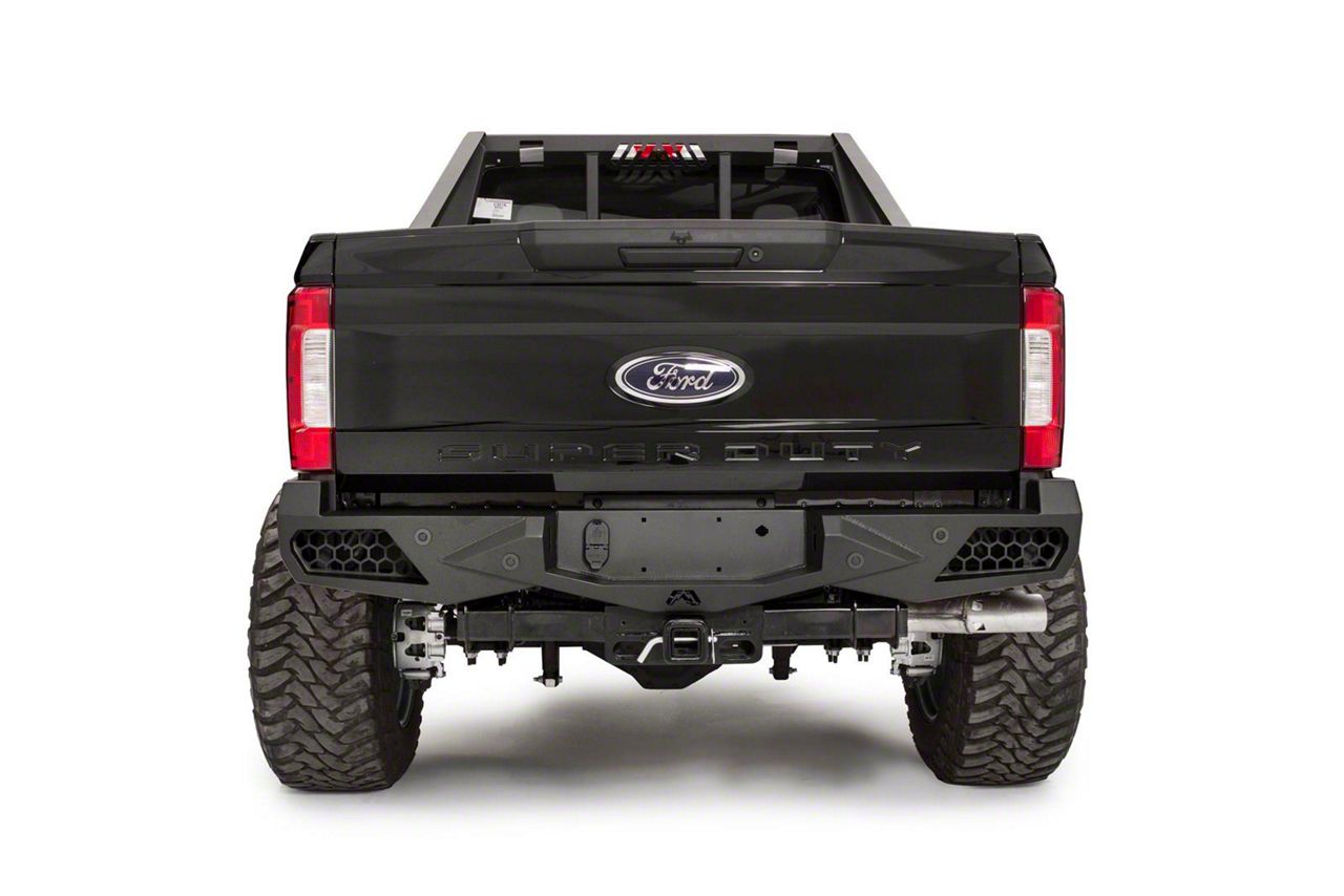 Fab Fours F Super Duty Vengeance Rear Bumper Bare Steel Fs E