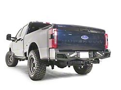 Fab Fours Vengeance Rear Bumper; Pre-Drilled for Backup Sensors; Matte Black (23-25 F-250 Super Duty)