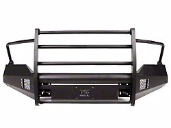 Fab Fours Black Steel Elite Front Bumper with Full Guard; Matte Black (23-24 F-350 Super Duty)