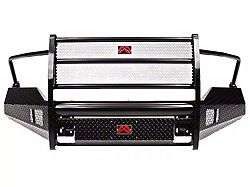 Fab Fours Black Steel Front Bumper with Full Guard; Matte Black (23-24 F-350 Super Duty)