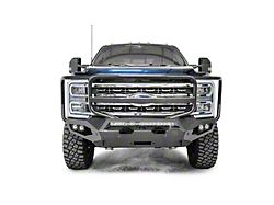 Fab Fours Matrix Front Bumper with Full Guard; Matte Black (23-24 F-350 Super Duty)