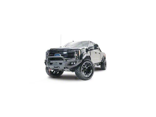 Fab Fours Matrix Front Bumper with Pre-Runner Guard; Bare Steel (11-16 F-350 Super Duty)