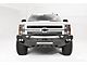 Fab Fours Open Fender Front Bumper with Pre-Runner Guard; Bare Steel (17-22 F-350 Super Duty)