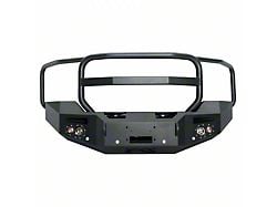 Fab Fours Premium Heavy Duty Winch Front Bumper with Full Guard; Matte Black (23-24 F-350 Super Duty)