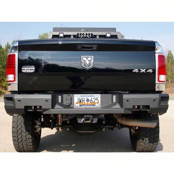 Fab Fours F-350 Super Duty Premium Rear Bumper; Pre-Drilled for Backup ...