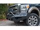 Fab Fours Red Steel Front Bumper with Pre-Runner Guard; Matte Black (11-16 F-350 Super Duty)