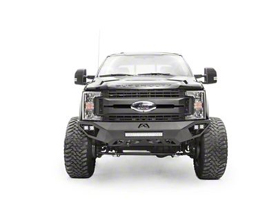 Fab Fours Vengeance Front Bumper with No Guard; Bare Steel (17-22 F-350 Super Duty)