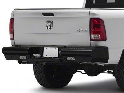 Fab Fours Black Steel Rear Bumper (09-18 RAM 1500)