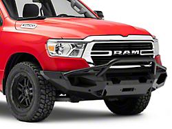 Fab Fours Matrix Winch Front Bumper with Pre-Runner Guard; Matte Black (19-24 RAM 1500, Excluding Rebel & TRX)