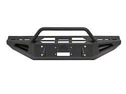 Fab Fours Red Steel Front Bumper with Pre-Runner Guard; Matte Black (94-02 RAM 2500)