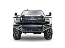 Fab Fours Black Steel Front Bumper with Full Guard; Matte Black (19-24 RAM 3500)