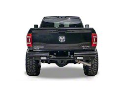 Fab Fours Black Steel Rear Bumper; Matte Black (19-24 RAM 3500)