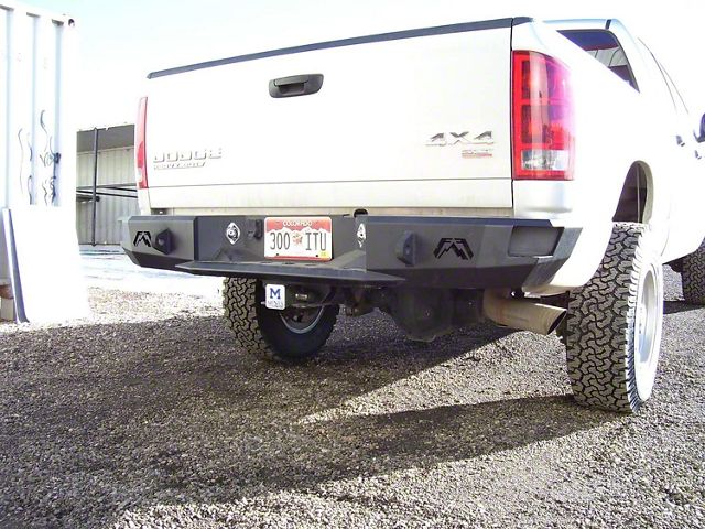 Fab Fours Premium Rear Bumper; Bare Steel (03-09 RAM 3500)