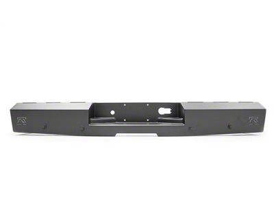 Fab Fours Red Steel Rear Bumper; Matte Black (19-24 Sierra 1500)