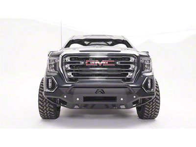 Fab Fours Vengeance Front Bumper with Pre-Runner Guard; Bare Steel (19-21 Sierra 1500, Excluding Diesel; 2022 Sierra 1500 Limited, Excluding Diesel)