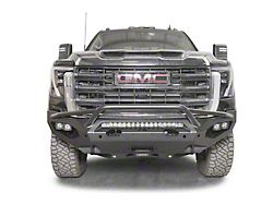 Fab Fours Matrix Front Bumper with Pre-Runner Guard; Matte Black (24-25 Sierra 2500 HD)