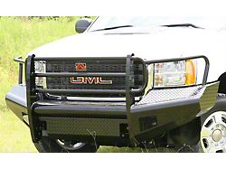 Fab Fours Black Steel Ranch Front Bumper with Full Guard; Matte Black (11-14 Sierra 3500 HD)