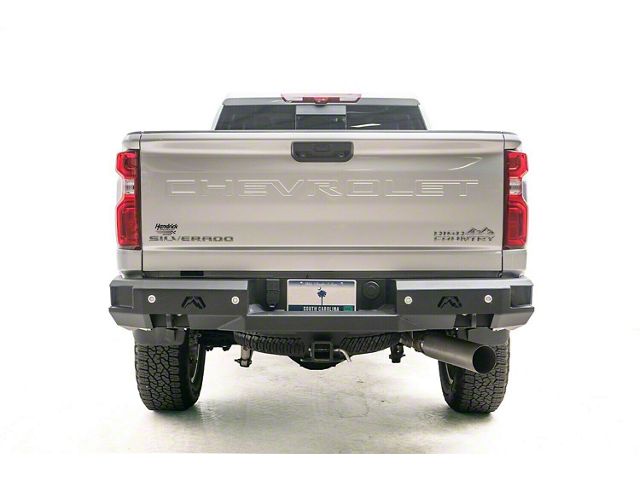 Fab Fours Premium Rear Bumper; Bare Steel (20-24 Sierra 3500 HD)