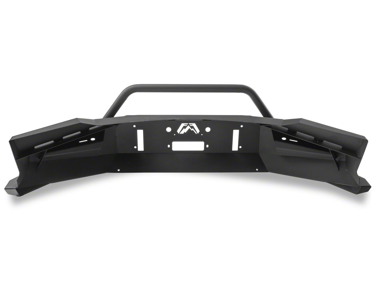 Fab Fours Silverado 1500 Red Steel Front Bumper with Pre-Runner Guard ...